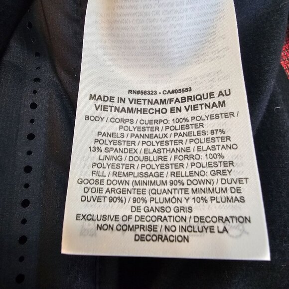 Nike Aeroloft Running Hoodie Jacket S Black Down Fill Lightweight 872371-010 - Picture 4 of 11